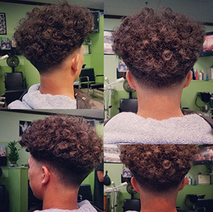 men's haircut at Tijeras Barbershop in Mesa